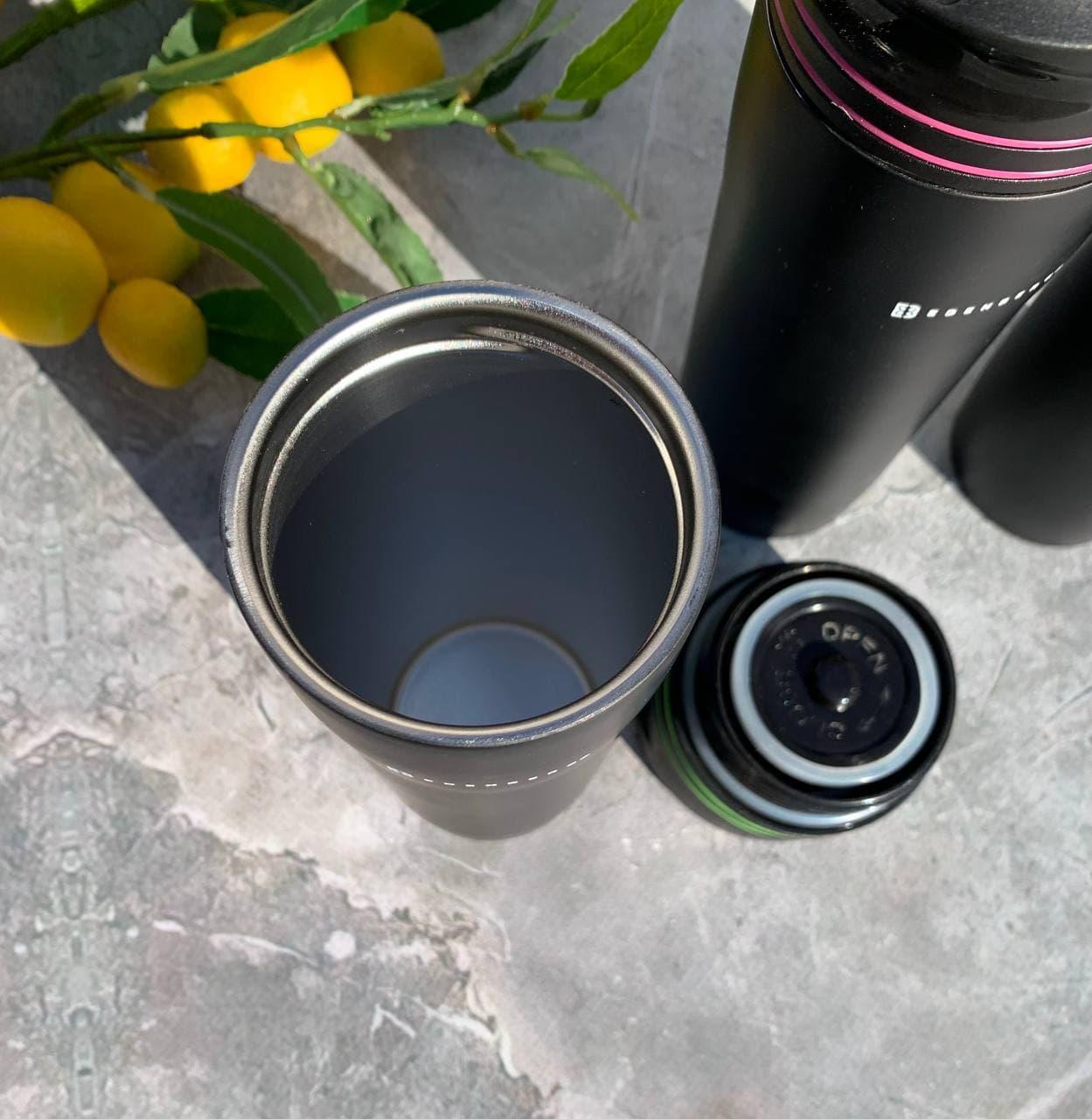 Термокухоль вакуумний 380 мл Edenberg EB-643 380 мл Рожевий - фото 3 Термокухоль вакуумний 380 мл Edenberg EB-643 380 мл Рожевий - фото 3