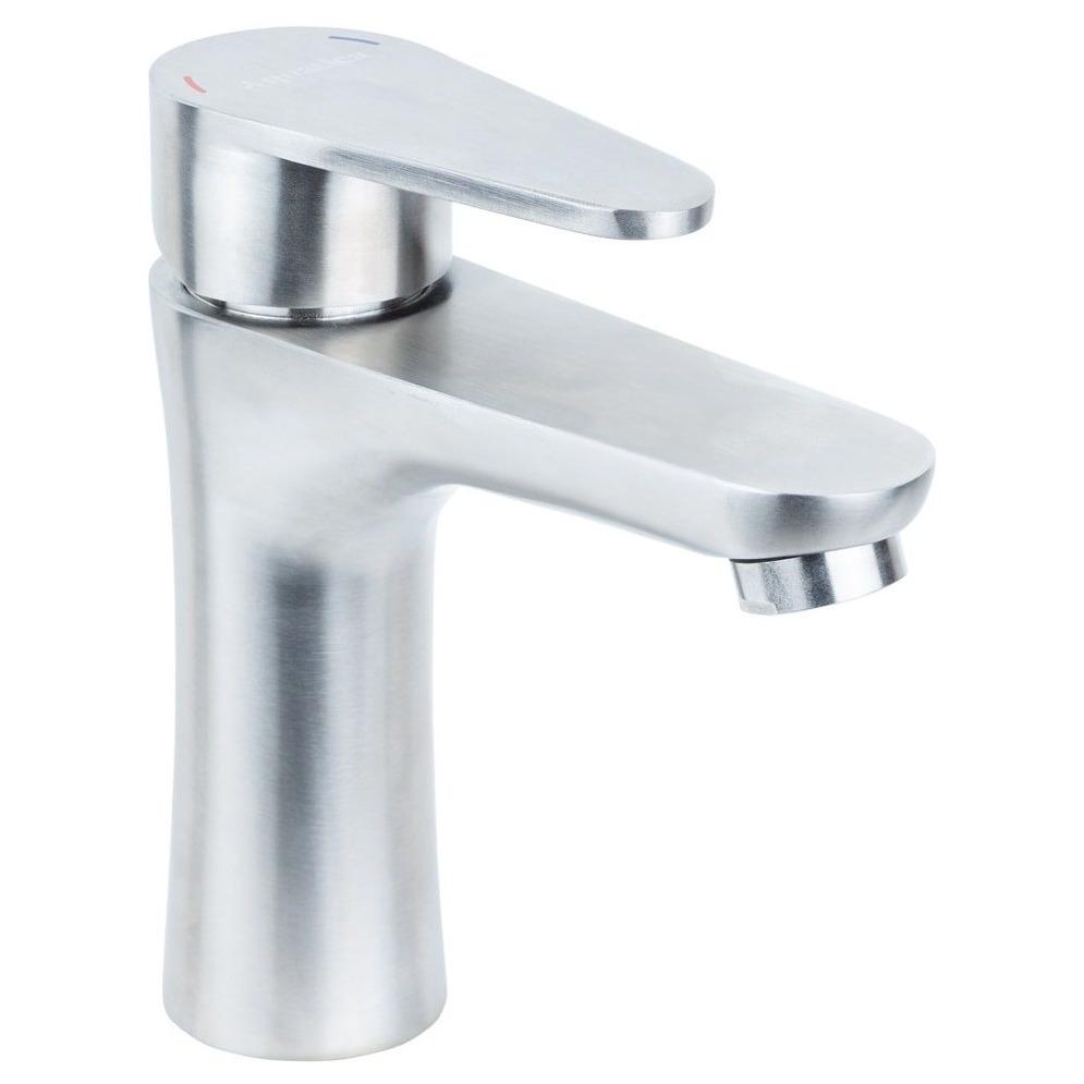 Змішувач для умивальника AQUATICA HT-1A171P 9719001 одноважільний Сатин (222583) Змішувач для умивальника AQUATICA HT-1A171P 9719001 одноважільний Сатин (222583)