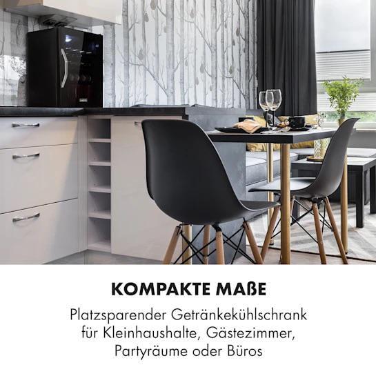 Холодильник-вітрина KLARSTEIN Beersafe XL Onyx скляні двері 60 л Чорний (10032871) - фото 9