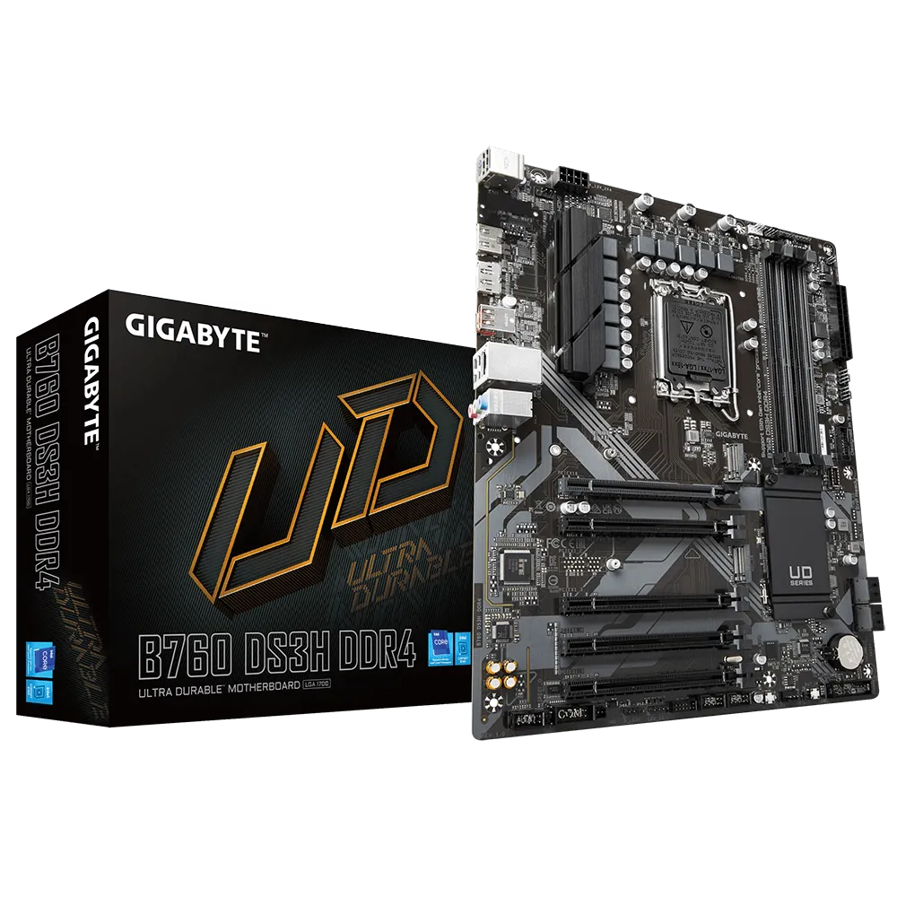 Материнська плата Gigabyte B760 DS3H DDR4 LGA1700 Intel B760 4xDDR4 DIMM ATX (570720) - фото 4