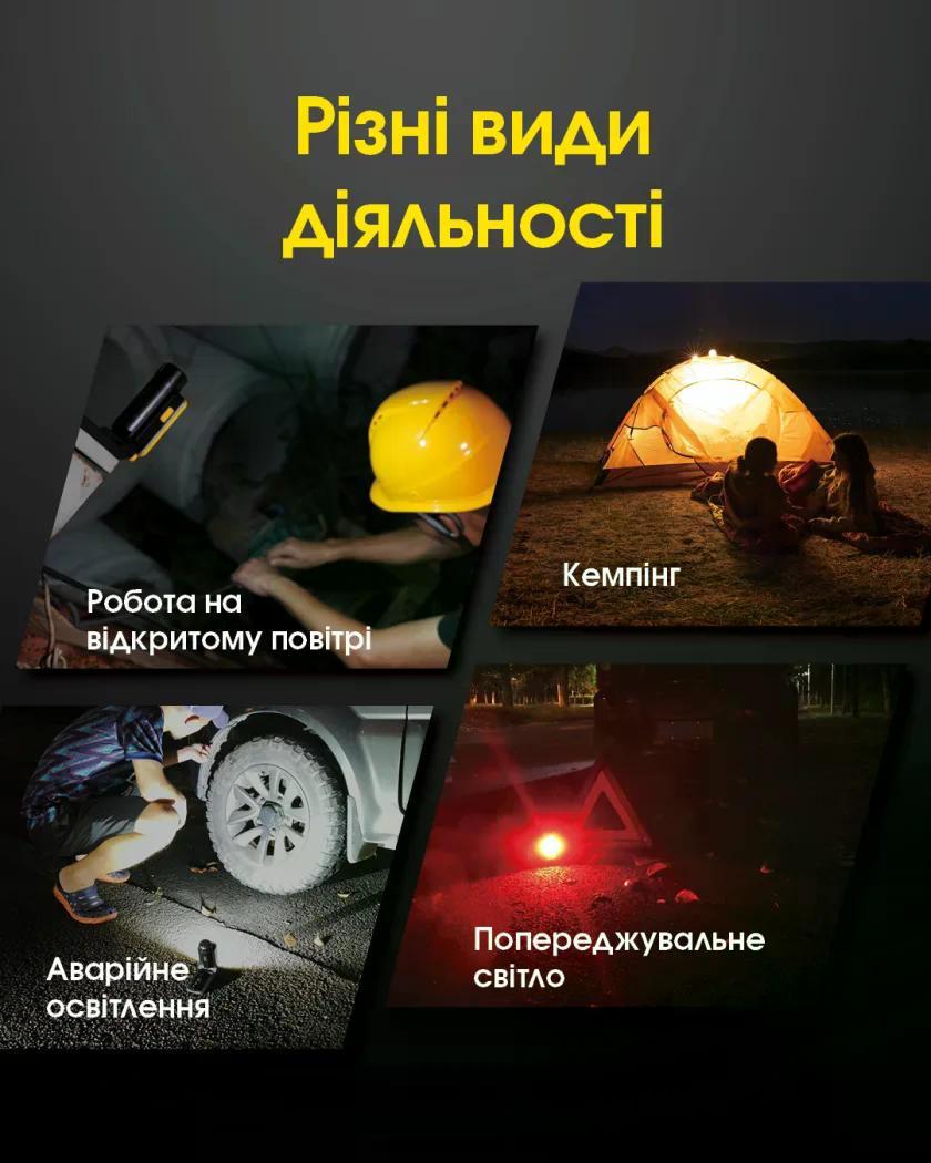 Ліхтар Nitecore NWL20 600 lm 7 режимів з акумулятором (27831792) - фото 10 Ліхтар Nitecore NWL20 600 lm 7 режимів з акумулятором (27831792) - фото 10