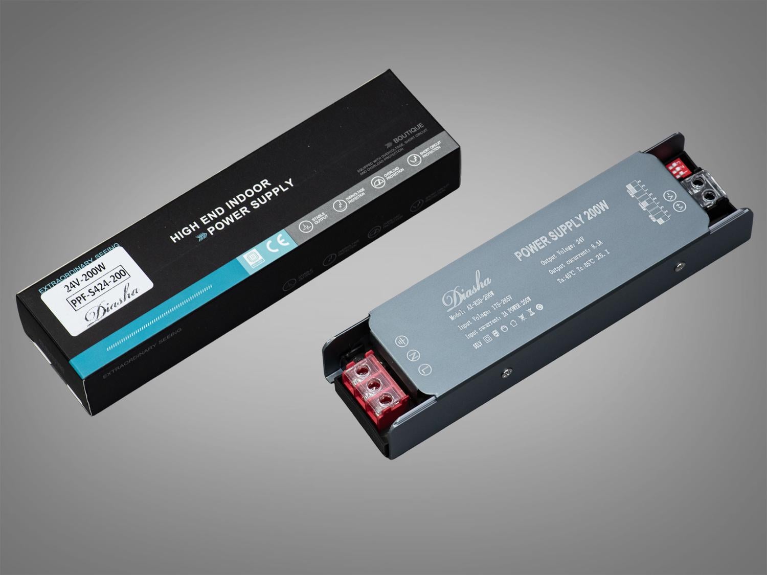 Блок питания с плавным включением и изменением яркости 24V 200 Вт 8,33А (PPF-S4-24V-200w) Блок питания с плавным включением и изменением яркости 24V 200 Вт 8,33А (PPF-S4-24V-200w)