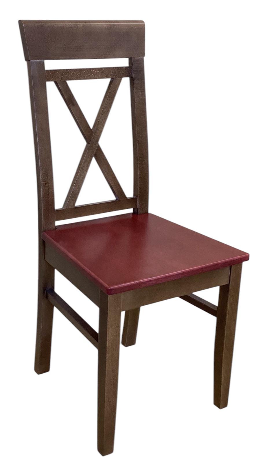 Стул обеденный Скиф ЖУР-18 деревянный Дуб/Красное дерево (25737657)