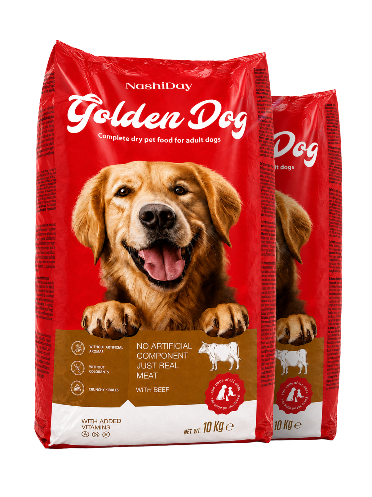 Корм для собак сухой Golden Dog для всех пород Говядина 10 кг 2 шт. (338582911) Корм для собак сухой Golden Dog для всех пород Говядина 10 кг 2 шт. (338582911)