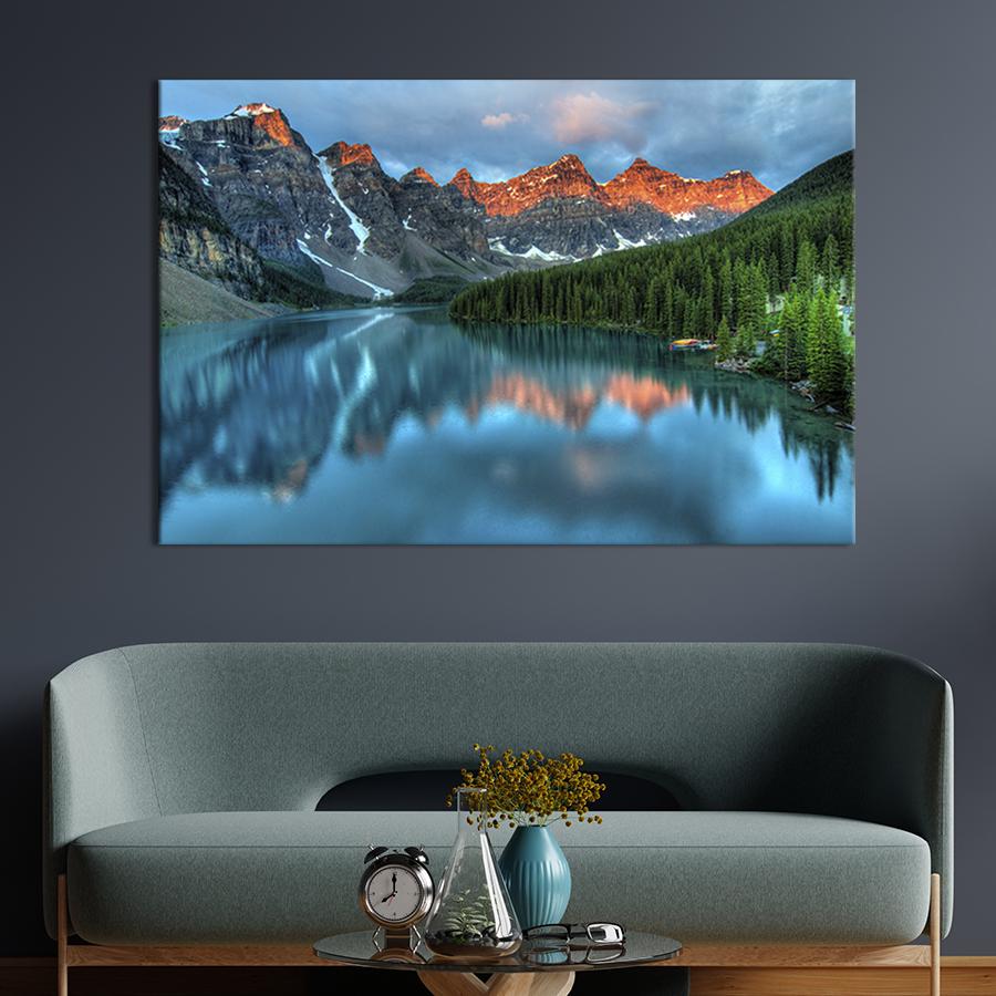 Картина на холсте Национальный парк Банф 51x34 см (565-1)
