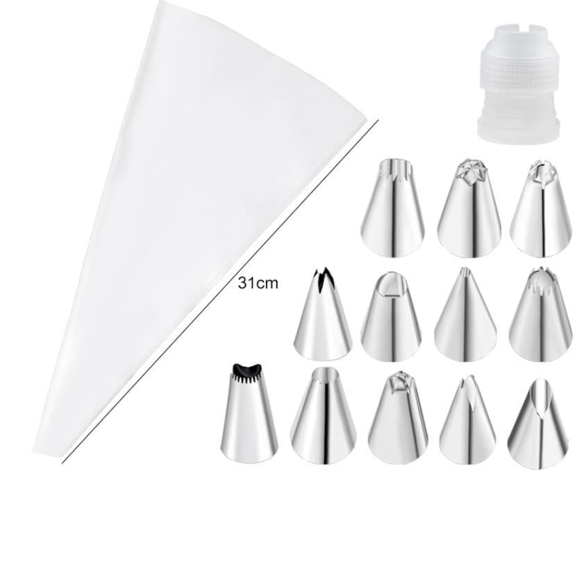 Мешок кондитерский с насадками 14 921 31 см 14 пр. Белый (4998079)