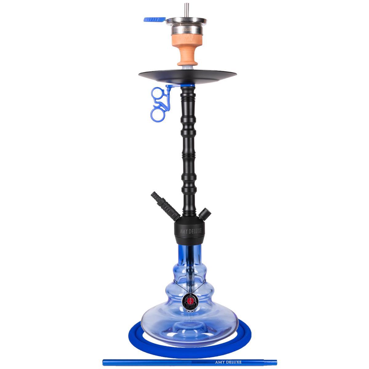 Кальян Amy Deluxe 072.01 Alu Antique Berry Black/Blue (PSMBK-BU)