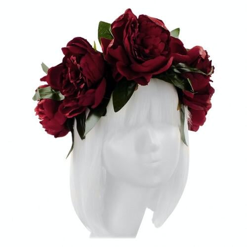 Венок на голову Пиония SETA Decor 19-868CLT