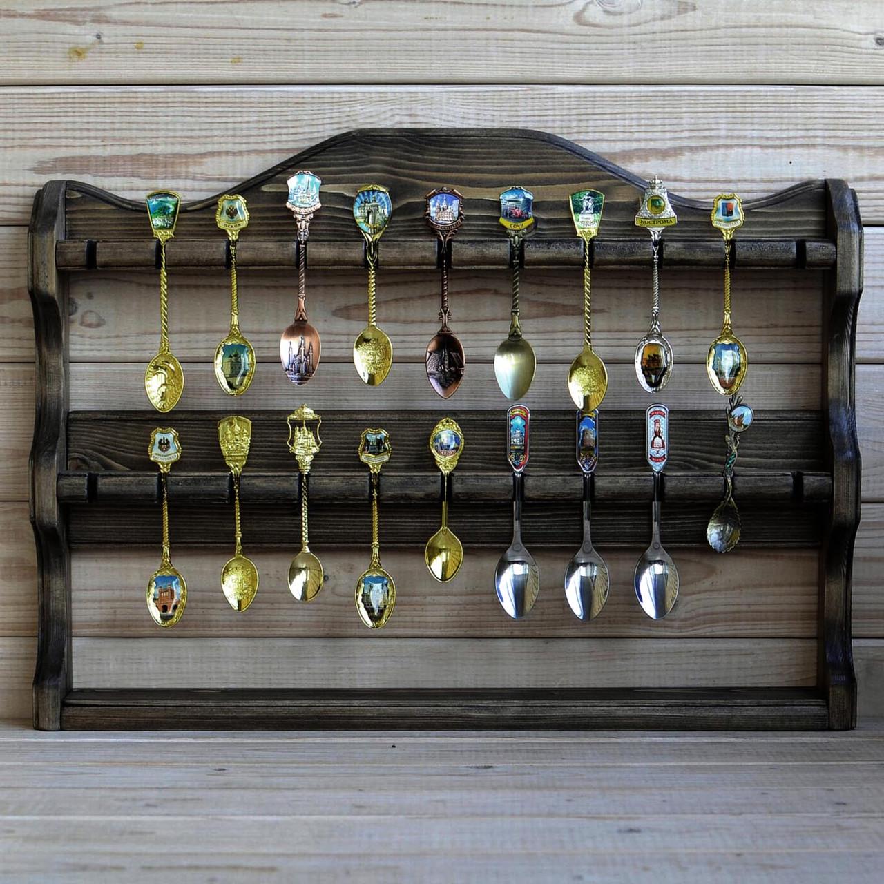 Полка для коллекции ложек Холтаун Мокко (ПКЛ-001110)