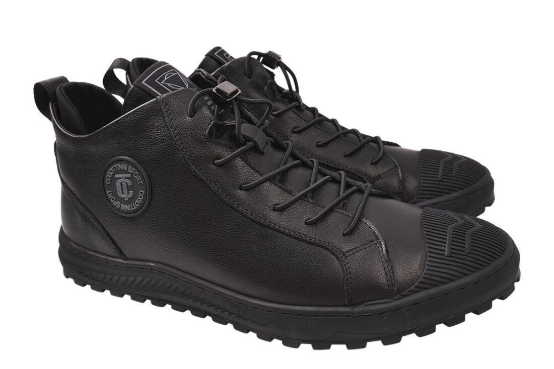 Ботинки мужские Cosottinni из кожи высокие на низком ходу р. 41 (306-21ZHS)