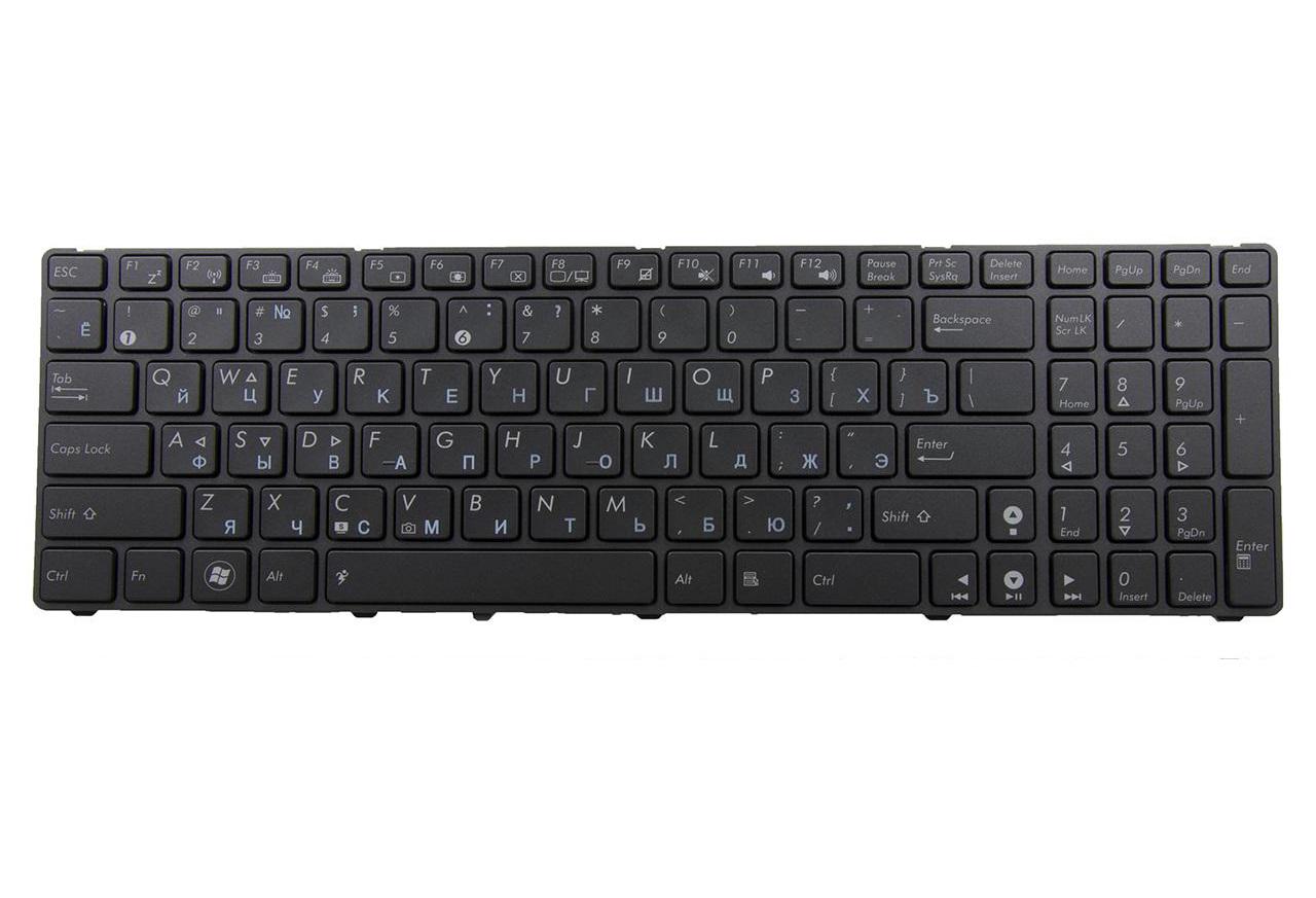 Клавиатура для ноутбука Asus N61 N61V с подсветкой клавиш матовая (04GNV32KRU00)