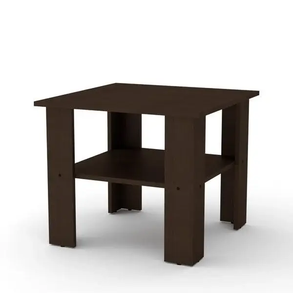 Журнальний столик Компаніт Мадрід 60х60х50 см Горіх еко (25821059) - фото 3 Журнальний столик Компаніт Мадрід 60х60х50 см Горіх еко (25821059) - фото 3