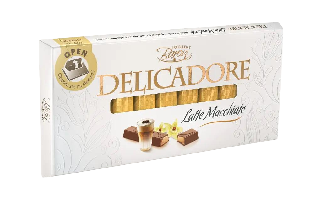 Шоколад из лат макиато Delicadore Latte Macchiafo Baron 200 г