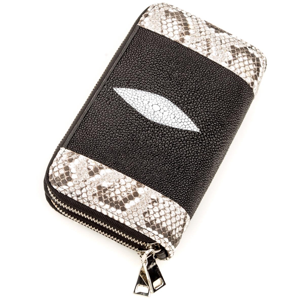 Кошелек Stingray leather 18294 кожа Черный (23674)