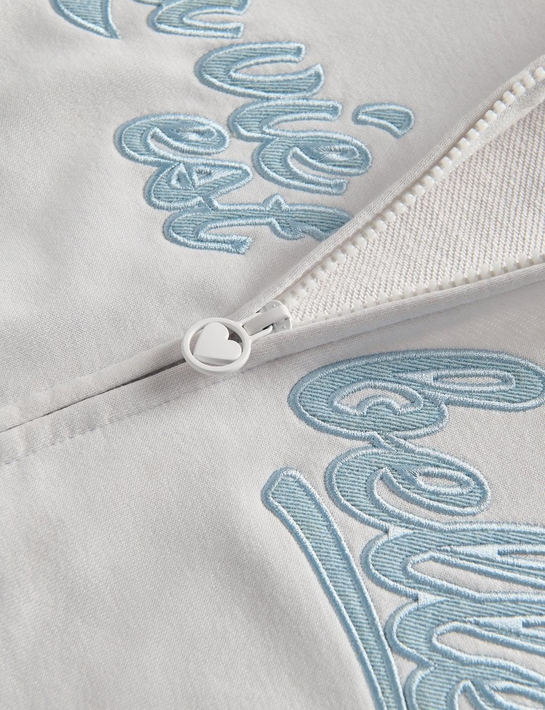 Толстовка з капюшоном для дівчинки Reserved 122-128 см Світло-сірий (25082204B) - фото 2