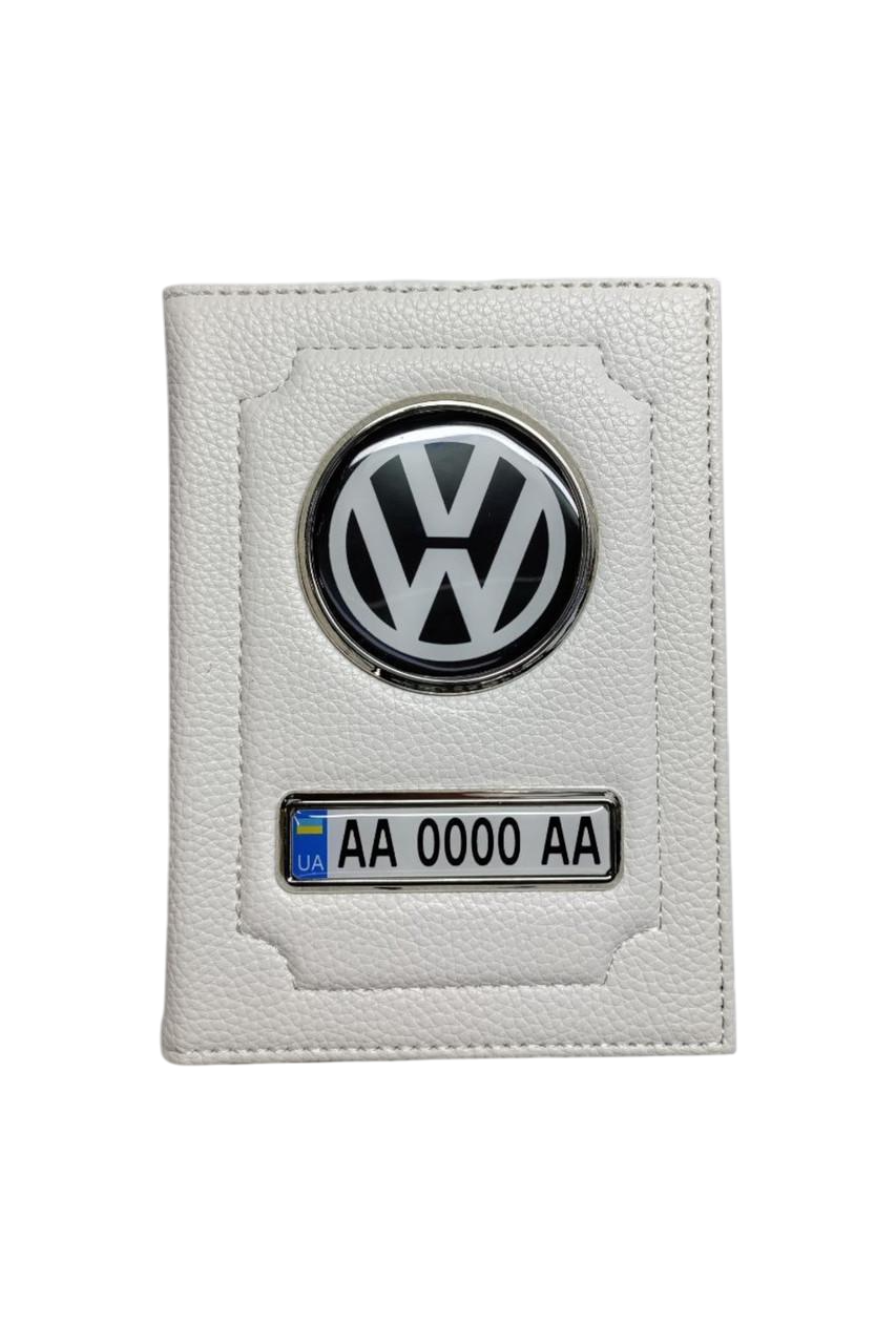 Обложка для водительских документов Volkswagen Белый (2075383531)