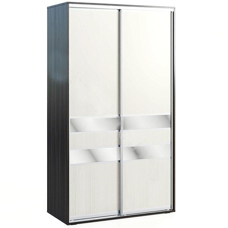 Шкаф-купе Світ Меблів Мария 1.5 1500х605х2405в прихожую/спальню из ДСП и МДФ Дуб борас/Белое золото