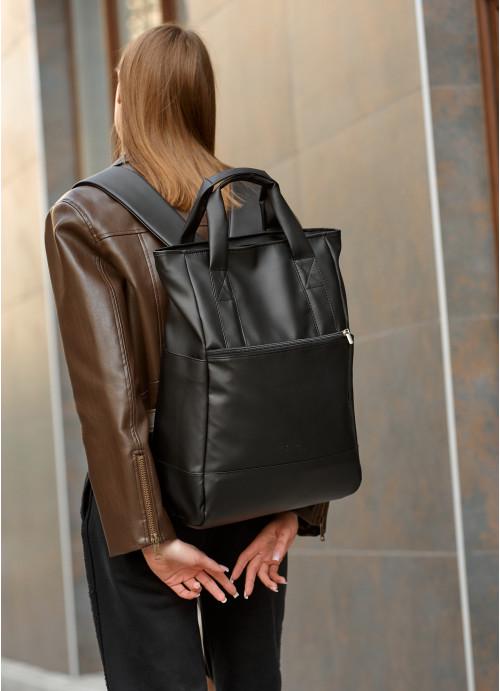 Рюкзак-сумка женский Sambag с отделением под ноутбук Черный (7420311545) Рюкзак-сумка женский Sambag с отделением под ноутбук Черный (7420311545)