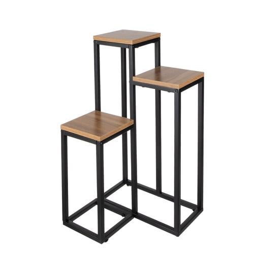 Підставка для квітів Ruhhy 25626 металева 3-х рівнева 67 см