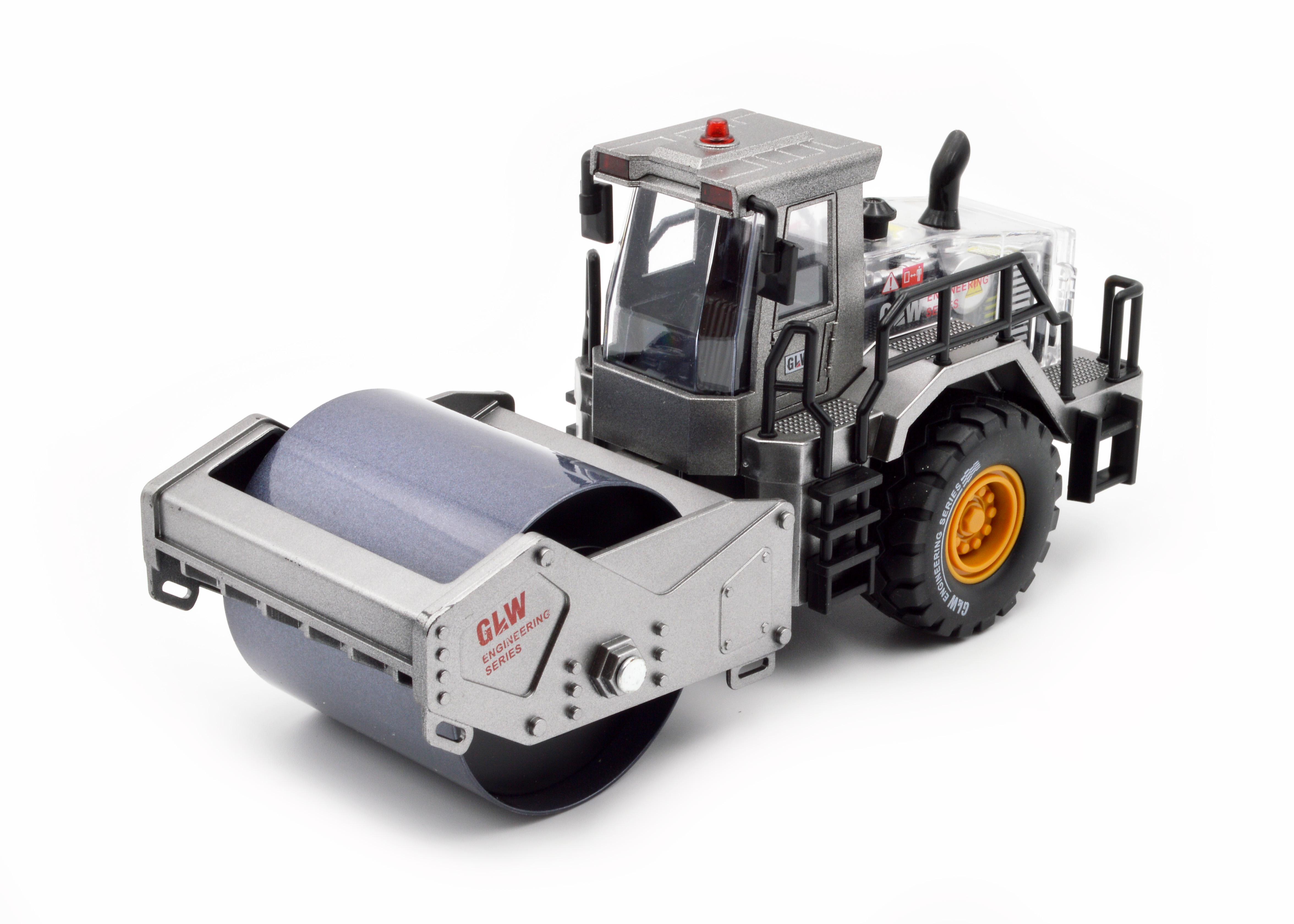 Модель асфальтовий каток 31090 металевий каток інерція звук світло