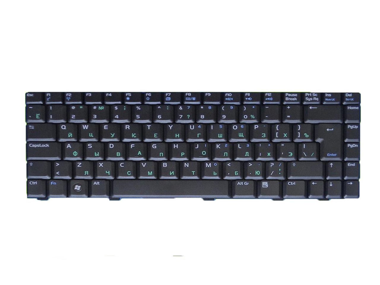 Клавиатура для ноутбука Asus N81/N81Ve матовая (04GNCB1KRU14)