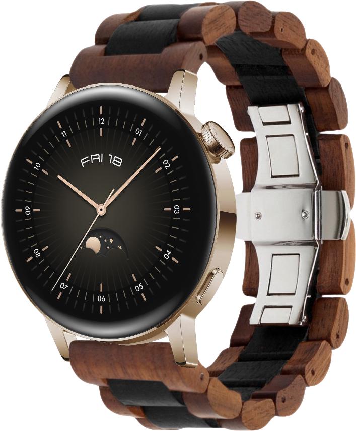 Ремешок деревянный WoodLock для Huawei Watch GT3 42 мм Black/Brown (28293-26) Ремешок деревянный WoodLock для Huawei Watch GT3 42 мм Black/Brown (28293-26)