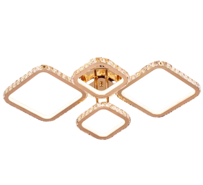 Люстра хрустальная Svet SY-7942/2/2GD с пультом 208W (2579163865)