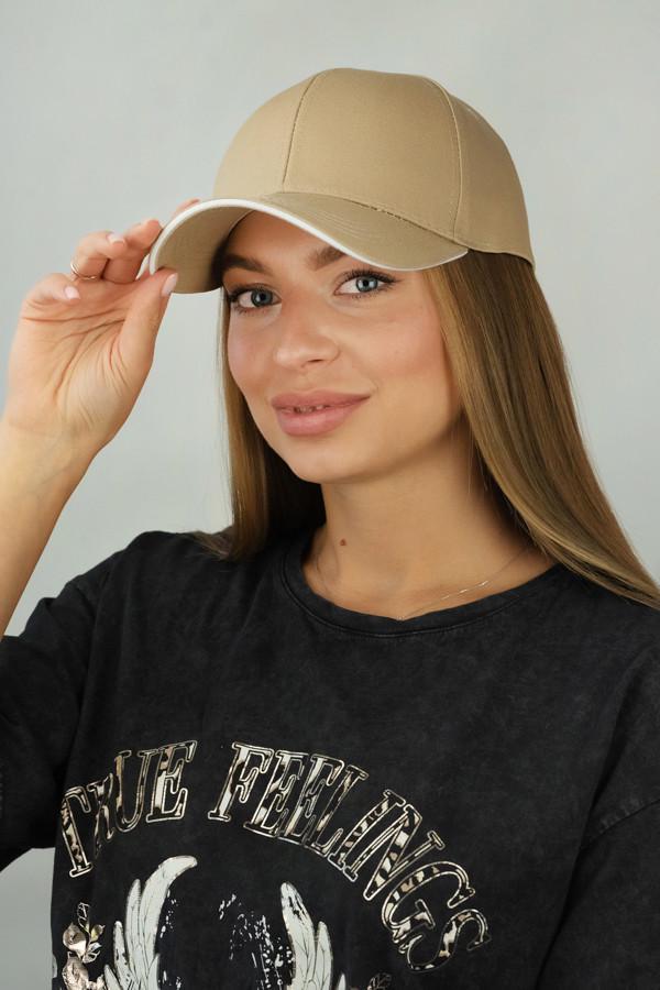 Бейсболка Braxton "Soft Ray" унисекс Бежевый (1520)