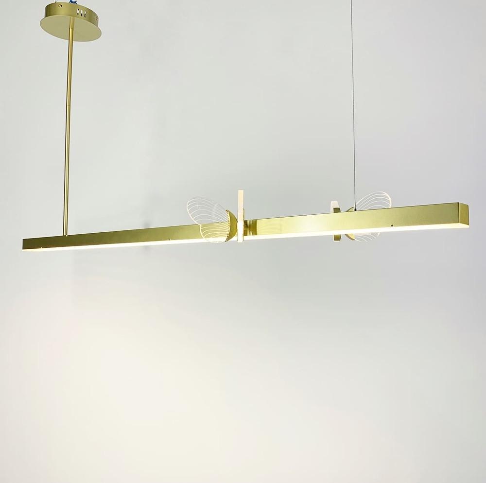 Люстра світлодіодна із метеликами Золотий (D 1201L) - фото 7 Люстра світлодіодна із метеликами Золотий (D 1201L) - фото 7