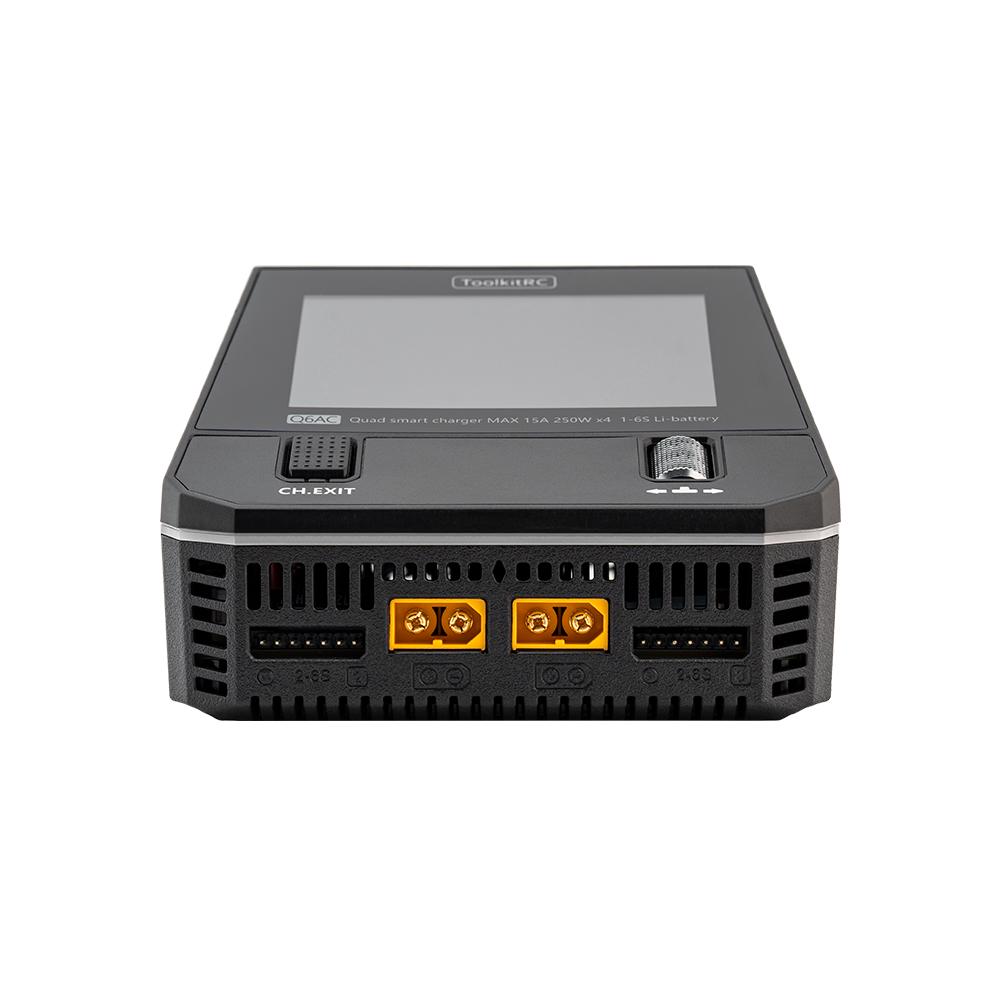 Зарядное устройство ToolkitRC Q6AC 1000W 15A на 4 канала 1-6S (548062) - фото 2 Зарядное устройство ToolkitRC Q6AC 1000W 15A на 4 канала 1-6S (548062) - фото 2