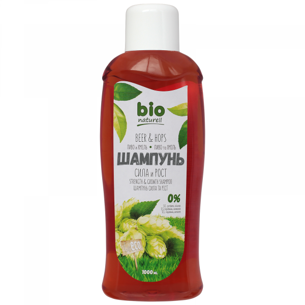 Шампунь Bio Naturell пиво та хміль 1000 мл (4820168432637)