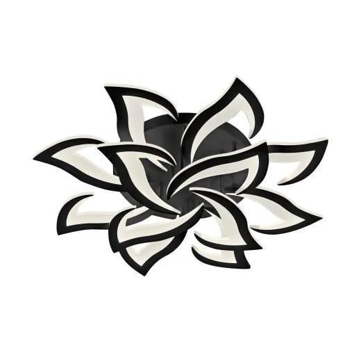 LED-люстра потолочная акриловая Valeso 5103-8+4 168W Черный (28688922)