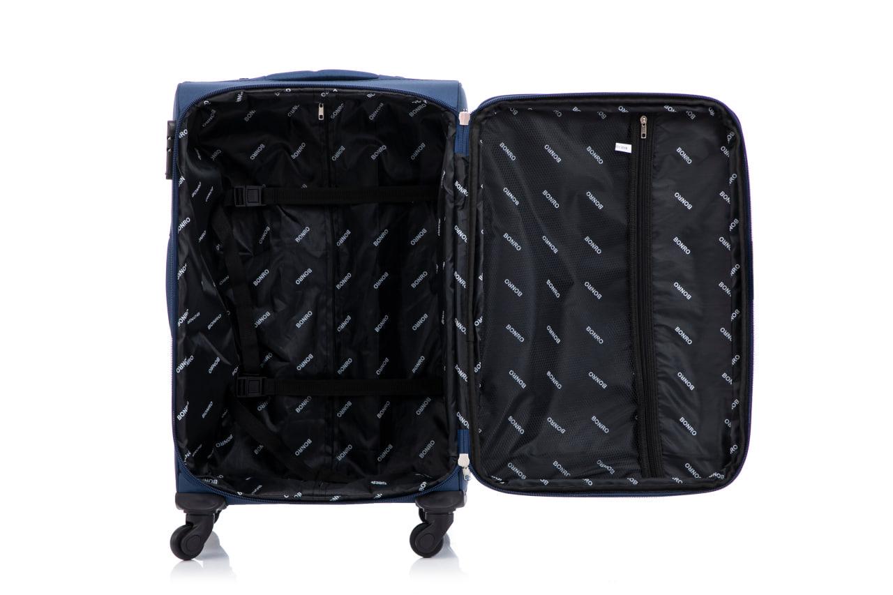 Чемодан Bonro Tourist 4 колеса великий Синій (2208) - фото 19 Чемодан Bonro Tourist 4 колеса великий Синій (2208) - фото 19