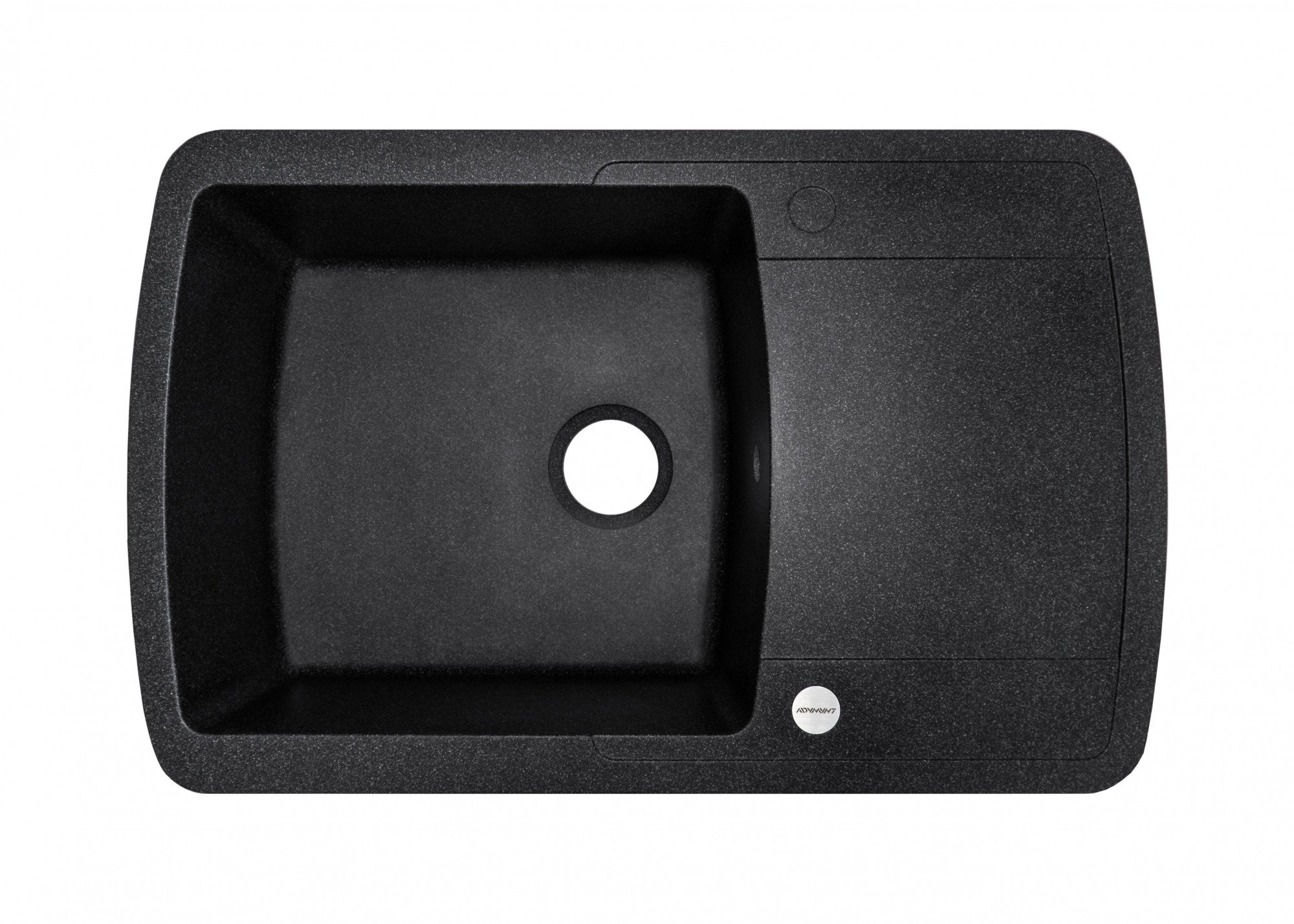 Мийка для кухні Adamant Optimax (black-03) 78х50х20 см - фото 2 Мийка для кухні Adamant Optimax (black-03) 78х50х20 см - фото 2