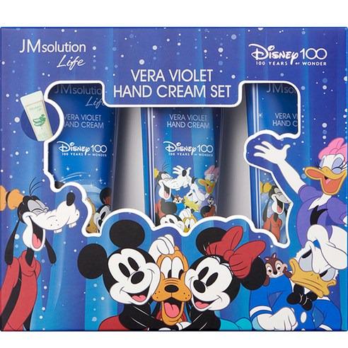 Набор кремов для рук с экстрактом алоэ JMsolution Life Vera Violet Hand Cream Set Disney 100 3 по 50 мл