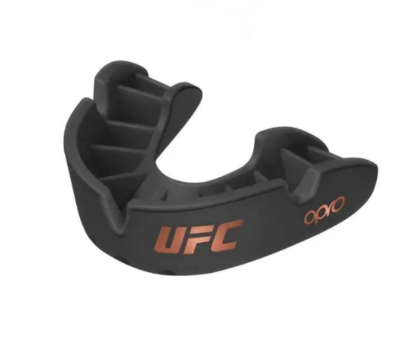 Капа доросла Opro Bronze UFC антибактеріальна Чорний (6936116104956)