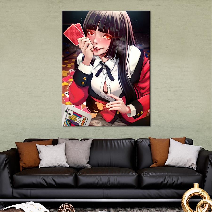 Настенний декор Юмэко Джабами из аниме Безумный азарт 50x38 см (YA-105)