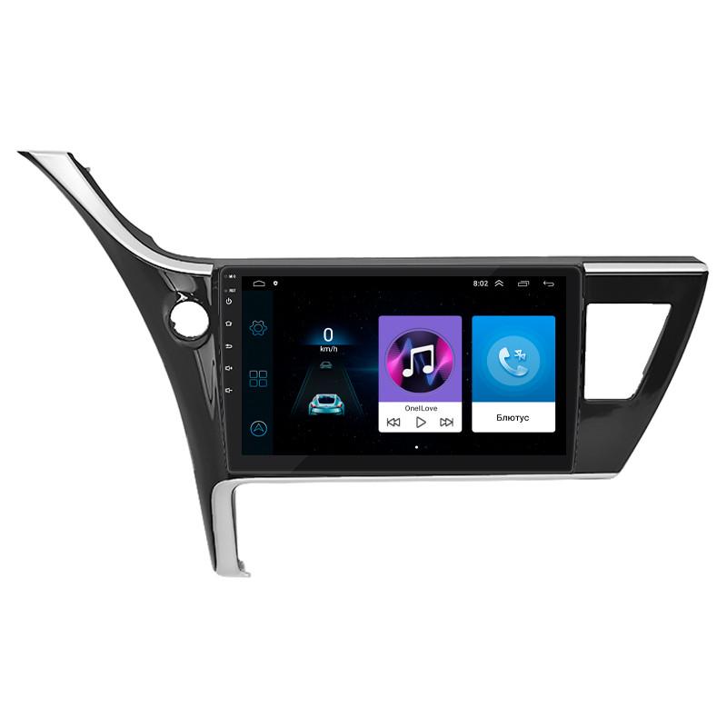 Магнитола штатная Lesko для Toyota Corolla XI (E160 E170) Restyling 2015н.в. экран 10" 1/16 Wi-Fi Optima GPS