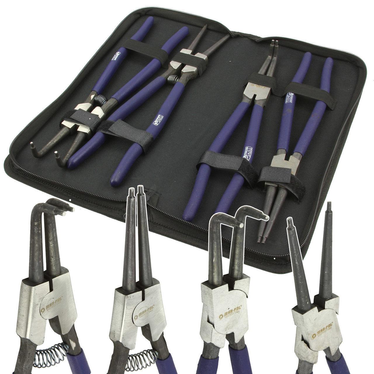 Набір кліщів для стопорних кілець Mar-Pol M50065 12" 300 мм (12063406) - фото 2 Набір кліщів для стопорних кілець Mar-Pol M50065 12" 300 мм (12063406) - фото 2