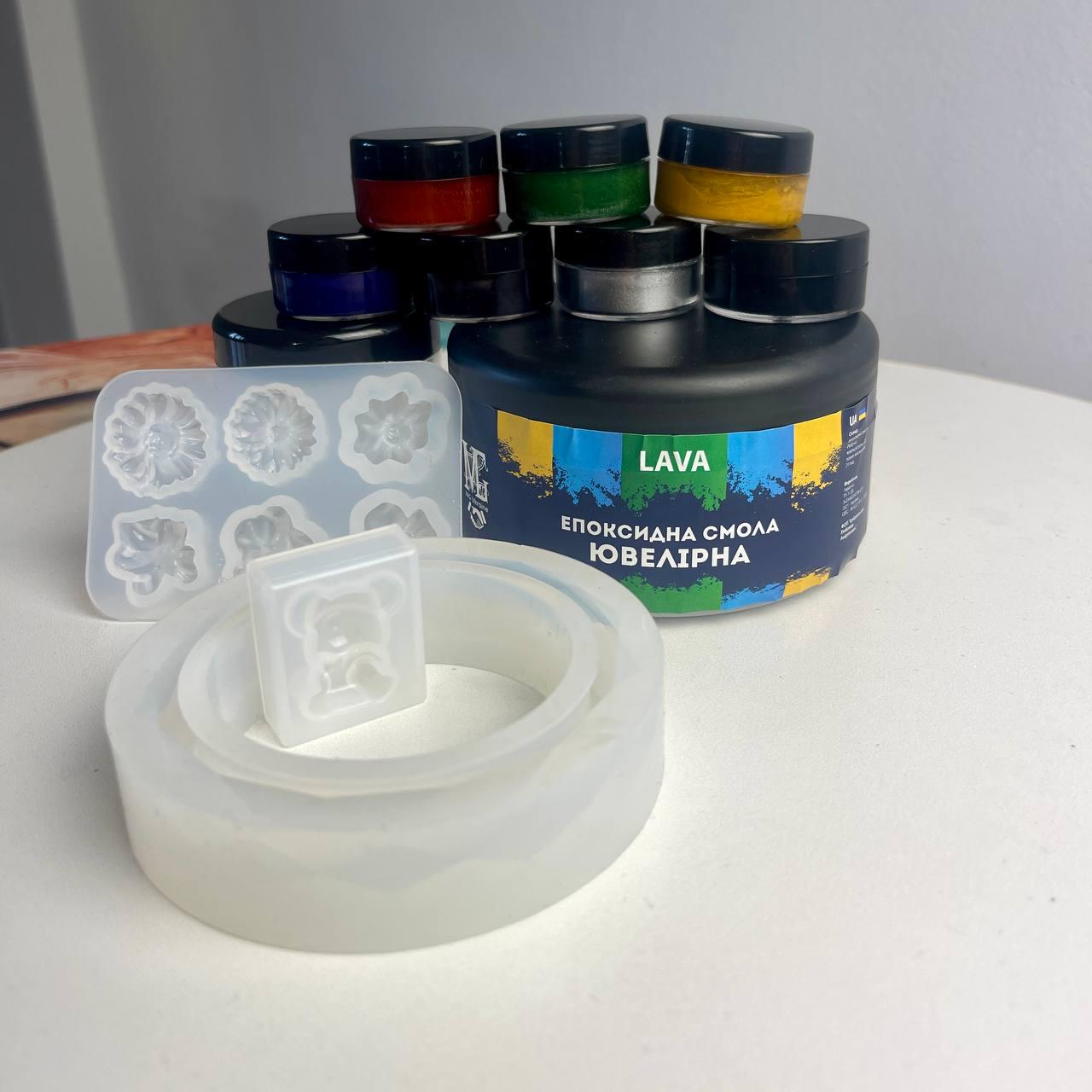 Смола ювелірна епоксидна набір 0,5 кг - фото 3 Смола ювелірна епоксидна набір 0,5 кг - фото 3