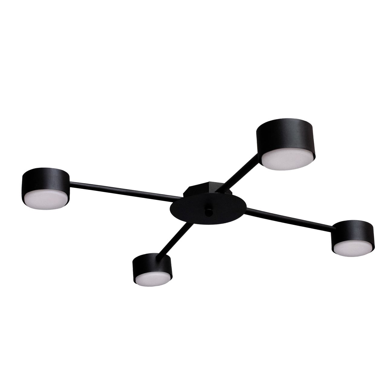 Люстра потолочная MSK ELECTRIC Copter GX53 NL 8040-4 BK Черный (618807)
