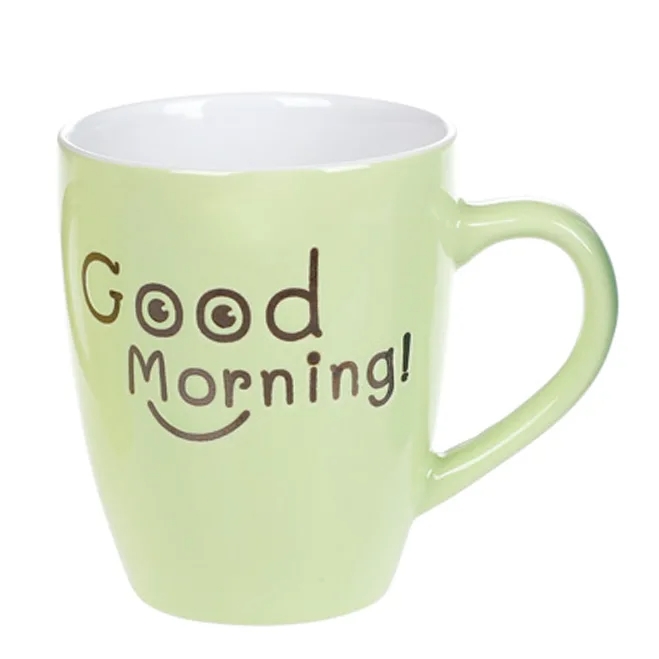 Чашка керамическая Flora "Good Morning" 0,36 л (31753)