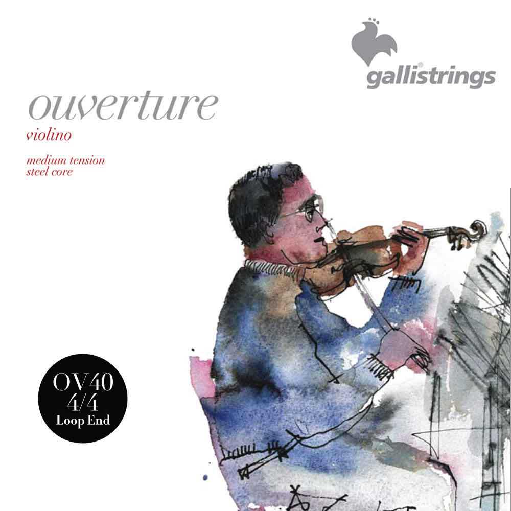 Струны для скрипки Gallistrings OV40LP 4/4 Ouvertune/MEDIUM/Steel (25491729)