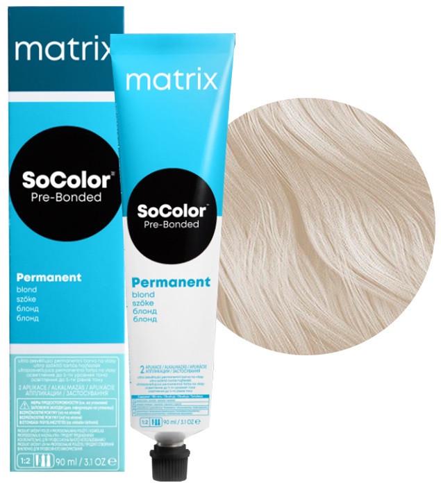 Крем-фарба для освітлення волосся Matrix SoColor Pre-Bonded Ultra Blonde 90 мл UL-P Ультра блонд перловий