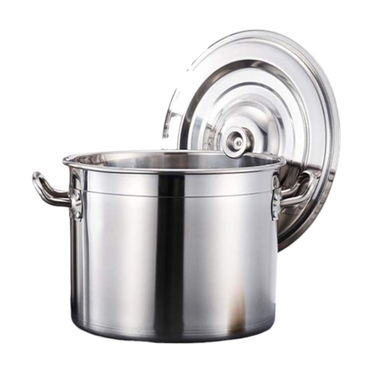 Кастрюля большая A-PLUS из нержавеющей пищевой стали капсульное дно 12 литров (2219-12L)