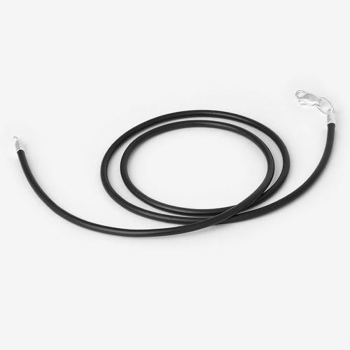 Шнурок каучуковый 6011/4ч 2,5 мм р. 45 Черный (22544123)
