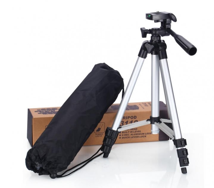 Штатив для камери і телефону TRIPOD 3110 трипод телескопічний з чохлом - фото 2