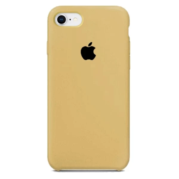 Силіконовий Чохол Накладка Silicone Case для iPhone  7/8/SE 2020 Gold