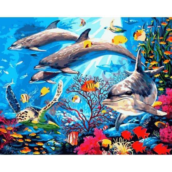 Картина по номерам Mariposa Подводный мир 40x50 см (Q2146)