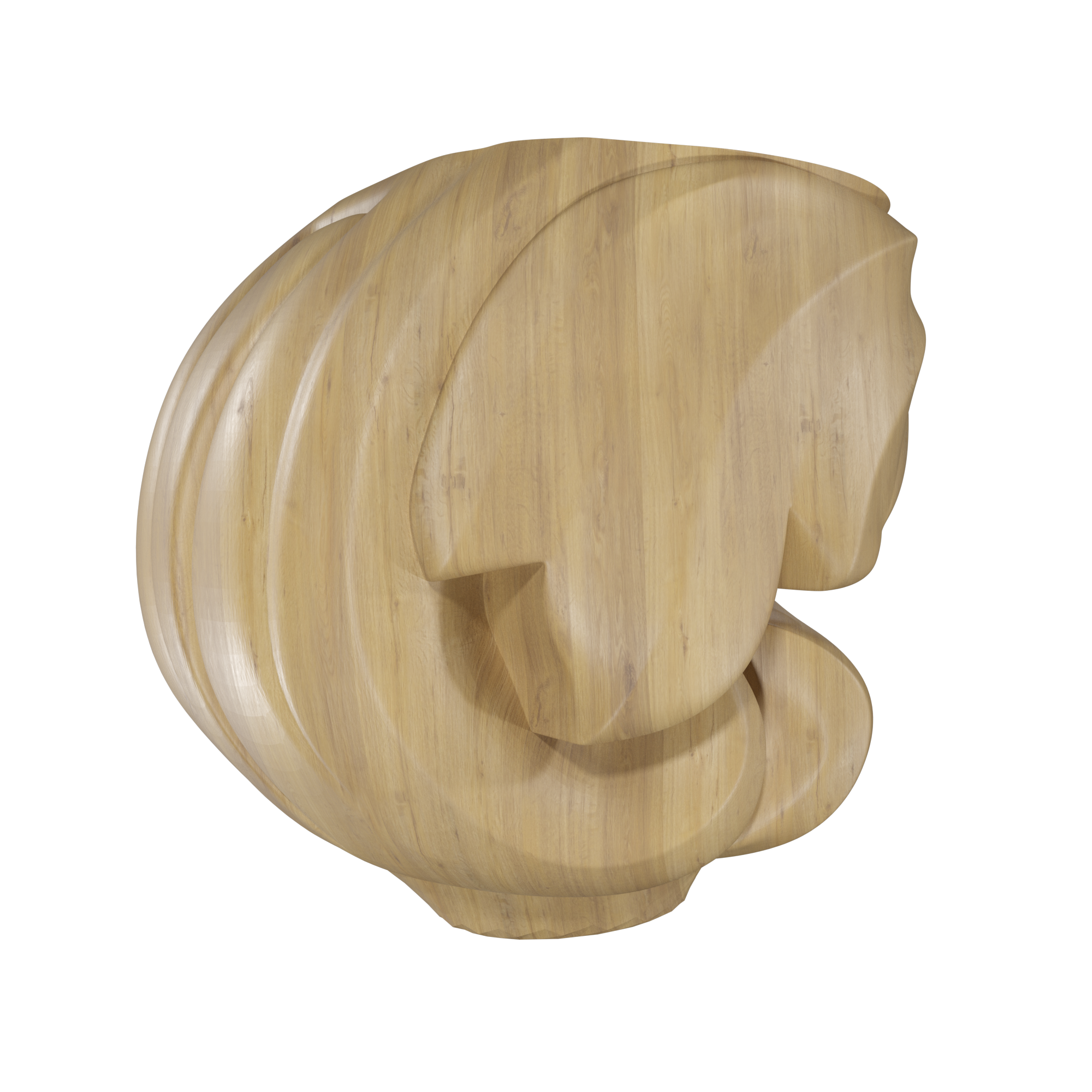 Ніжка для меблів дерев'яна з різьбленням Дуб (25590888)